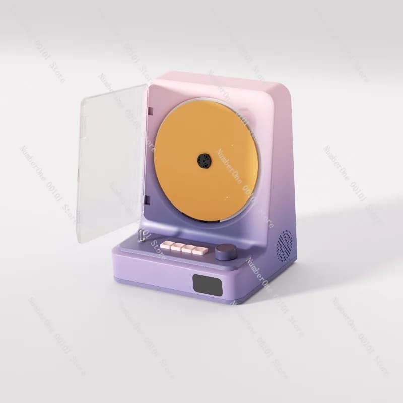 Lettore Audio 3D Bluetooth Dual con Altoparlante Integrato, Sistema Stereo per CD, Riproduzione Musicale Wireless Bidirezionale