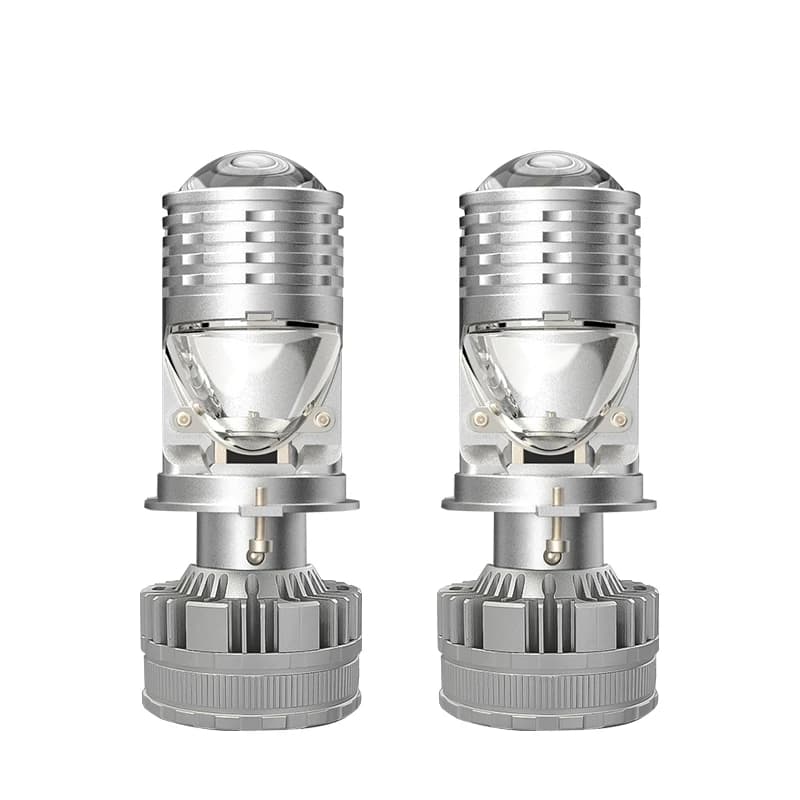 AES High Power 55W 75W H4 BI LED Projector Lens Waterproof For MINI H4 Led Spotlight White Color 6000K