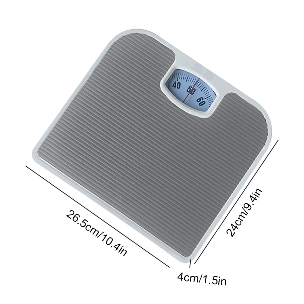 Manual Spring Balance with Anti-slip Base, Reusable Peasing Tool, Bath Mechanic Balancing for Weight Management and Health Monitoring