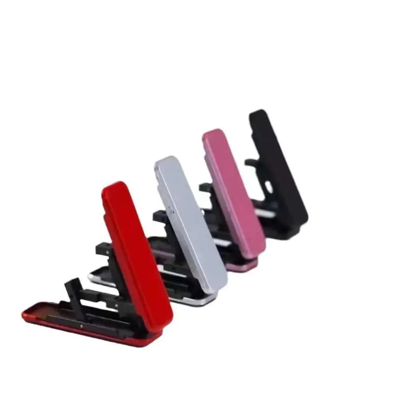 **1 supporto per cellulare mini invisibile pieghevole in lega di alluminio, supporto da tavolo con angolo regolabile per cellulare**