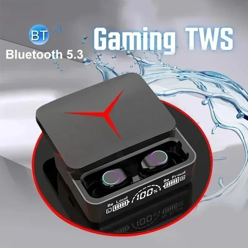 Cuffie wireless originali TWS M90 Auricolari da gioco Bluetooth 5.3 Auricolari sportivi Cuffie musicali