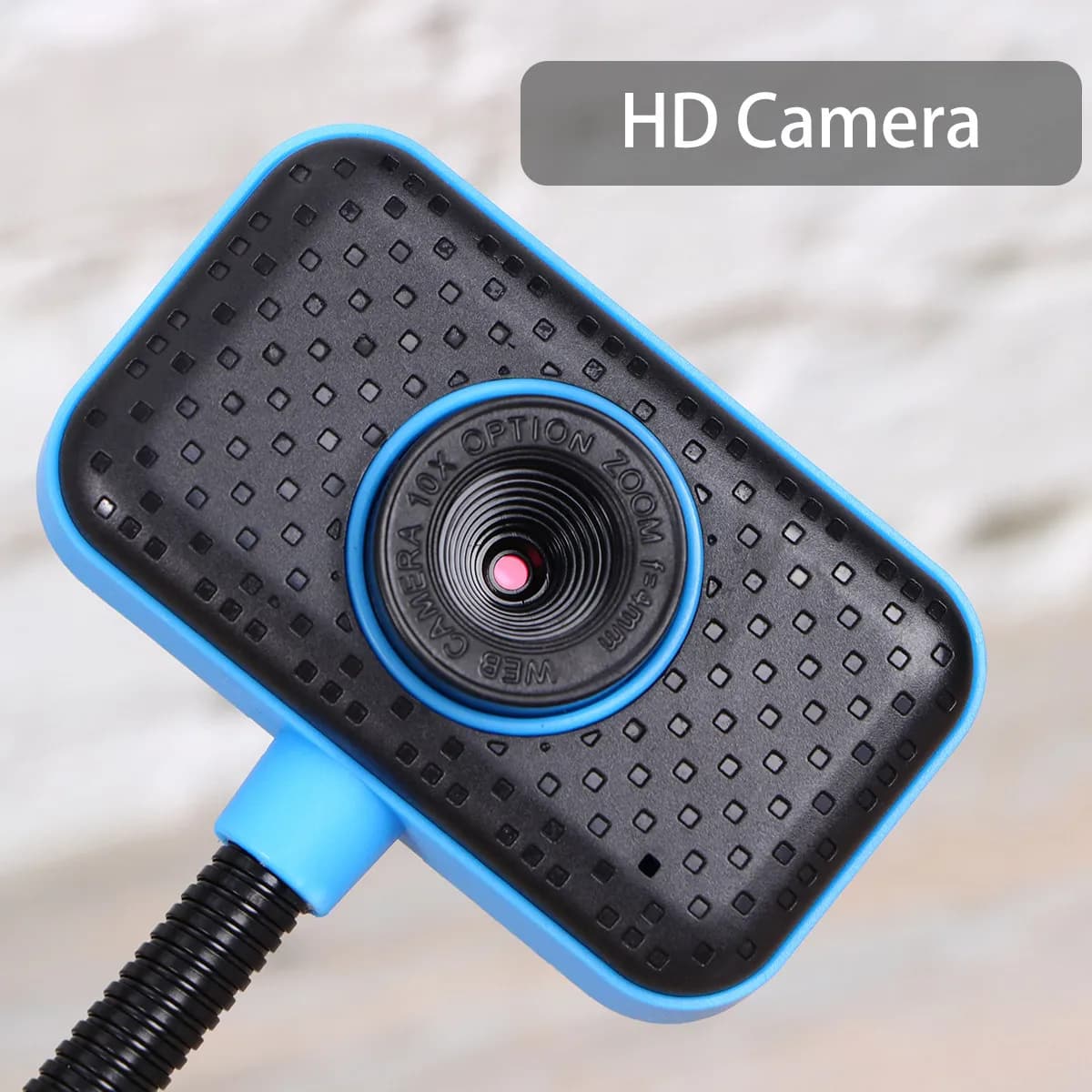 0.3mp Hd Webcam USB Plug and Play Flexible Computer Camera with Built-in Mic for Video Conference Online Classes Live Streaming