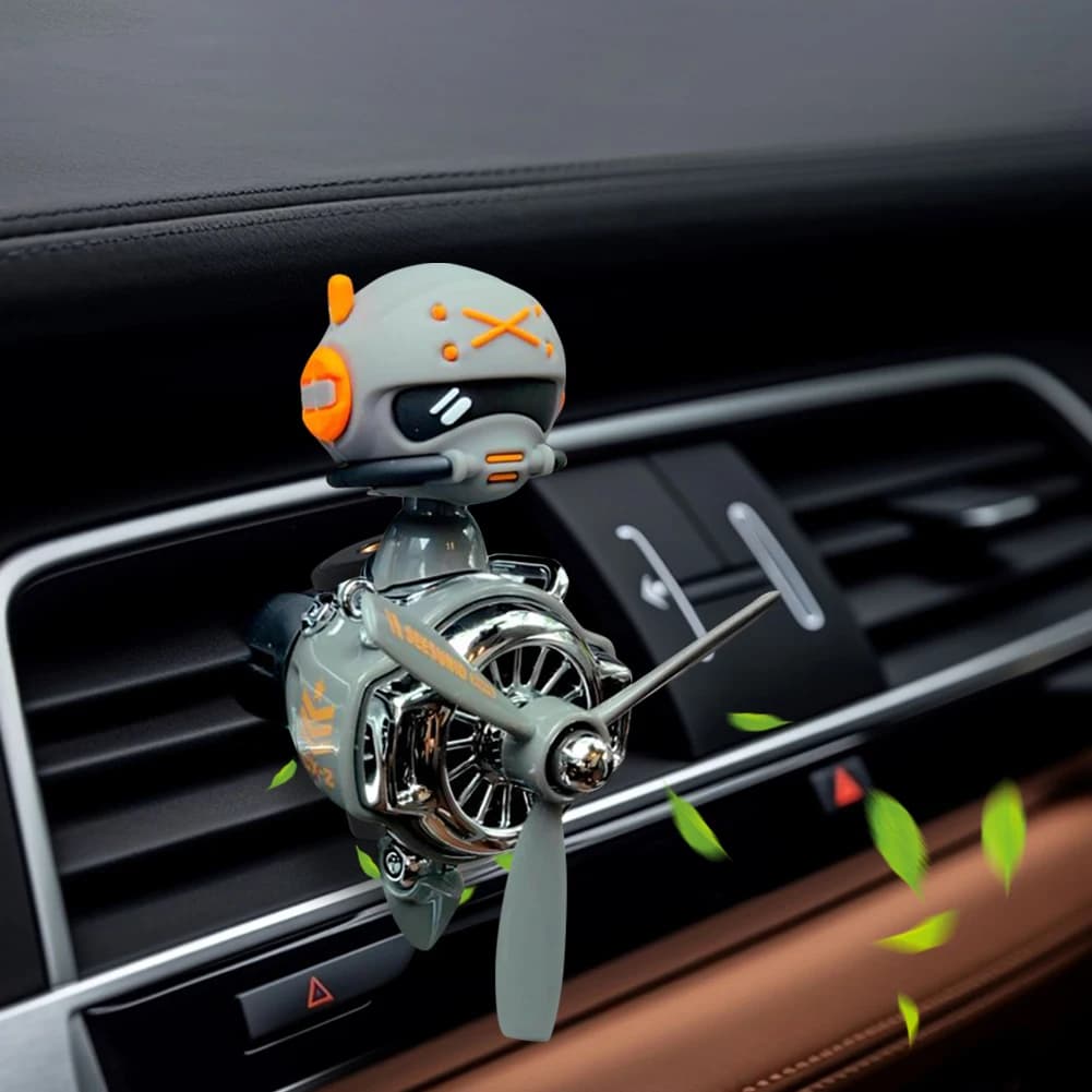 Clip car perfumer for air intake, car aroma diffuser, car interior decoration, air pilot shape