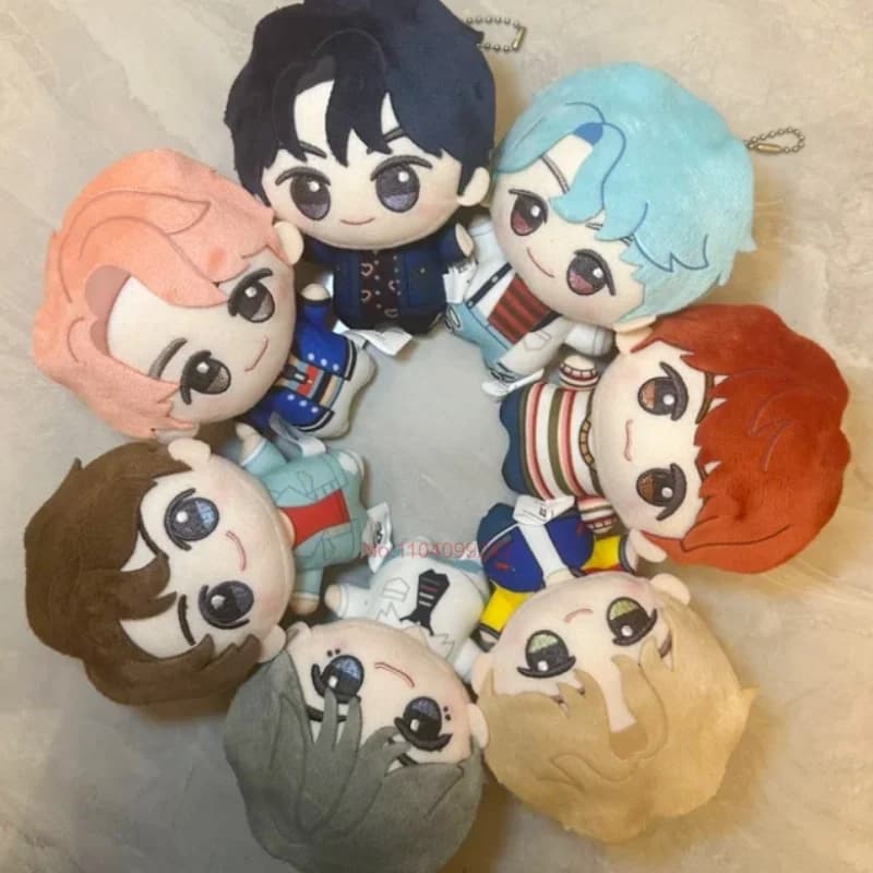 Originale Bandai Banpresto TinyTAN DNA Bambola di Peluche RM j-hope Jimin Versione Q Ciondolo di Peluche 11CM Bambola Cartoon Regalo Creativo