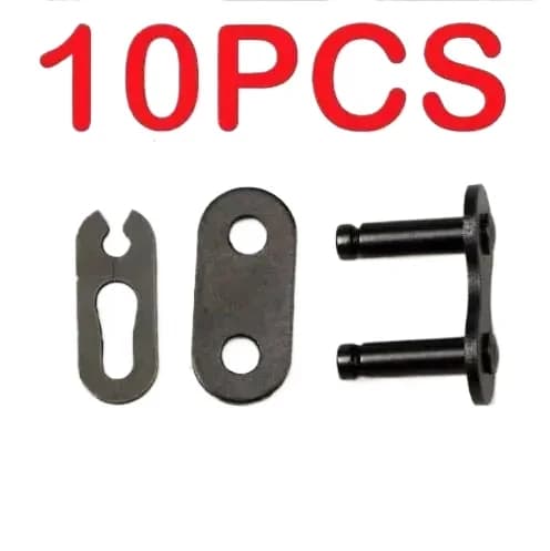 TDPRO Motorcycle10pcs 420 fibbia a catena anello collegamento connettore di collegamento collegamento giunto principale con catena O-Ring catena pesante