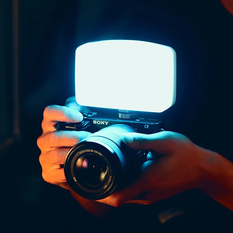 VIJIM VL120 Luce video a LED 3200-6500K con diffusore Effetto RGB Luce per fotocamera Vlog Luce di riempimento Fotografia Illuminazione Lampada da studio