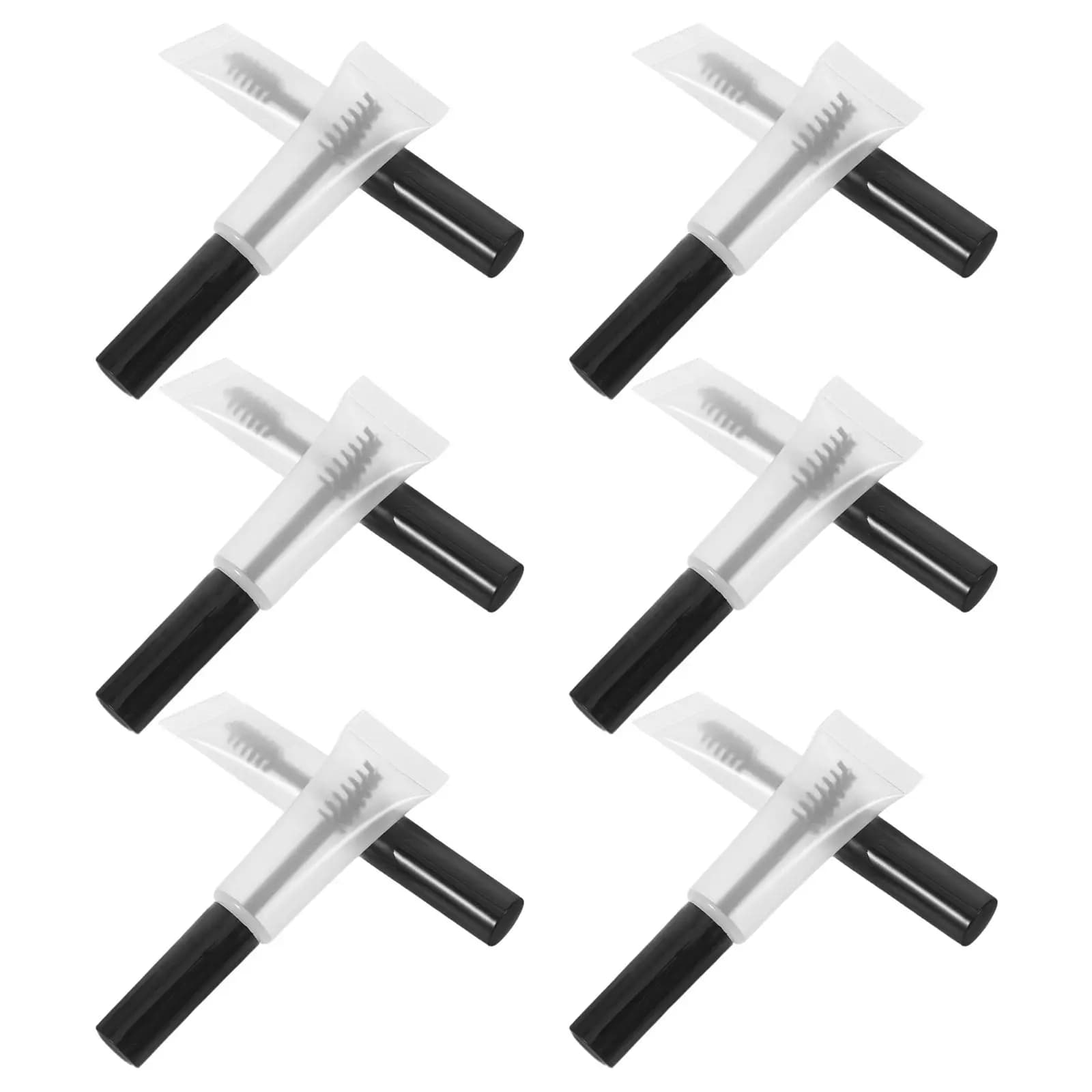 12 Pezzi Tubetti Trasparenti Morbidi da 5ml per Mascara, Crema Ciglia, Olio, Siero Ciglia - Ricaricabili, Anti-perdita, Mini Dispenser da Viaggio
