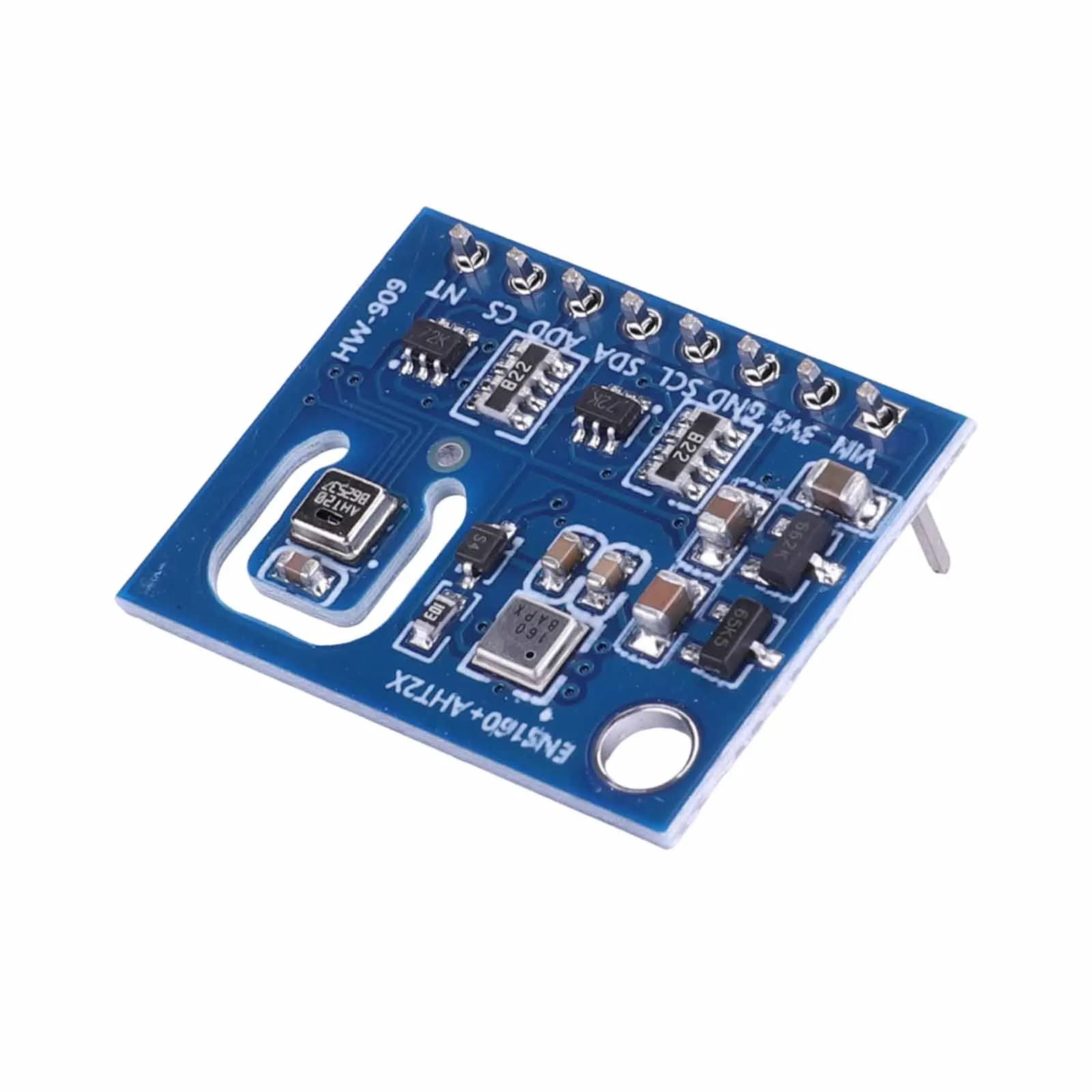 ENS160+AHT21 Digital Multi-Pixel Gas Sensor Carbon Dioxide CO2 ECO2 TVOC Gas Sensor Module for Arduino Indoor Monitoring