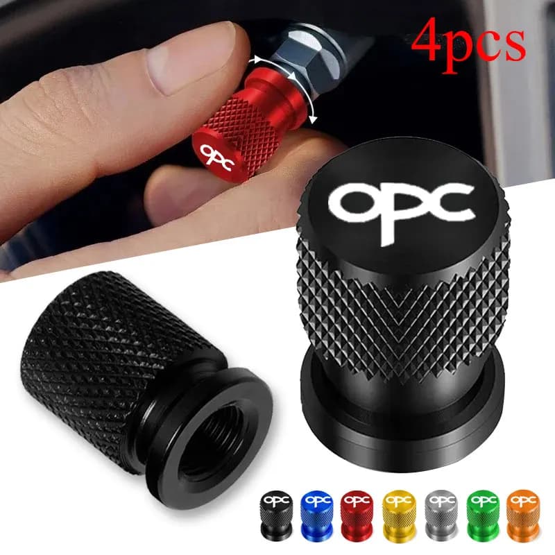 4 Pieces Valve Pneumatic Valves for Auto Opel OPC, Dust Covers and Waterproof, Accessories