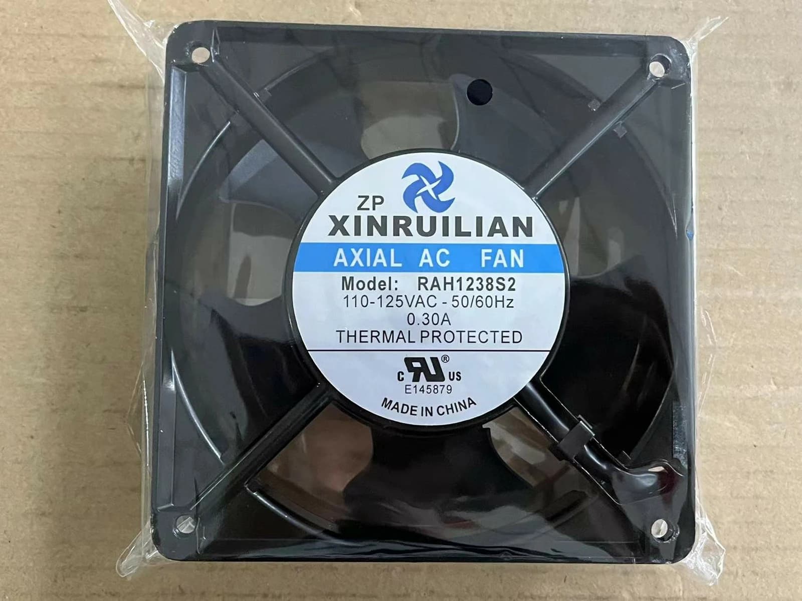 Per 1 PZ XINRUILAN Ventola RAH1238S2 AC 100-125 V 50/60 0,30 A 12038 12 CM 2 fili
