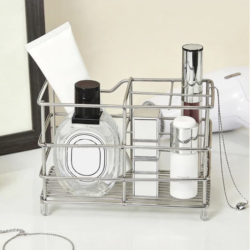 Countertop Toothbrush and Toothpaste Holder Storage Rack for Vanity Sink Use J0MC