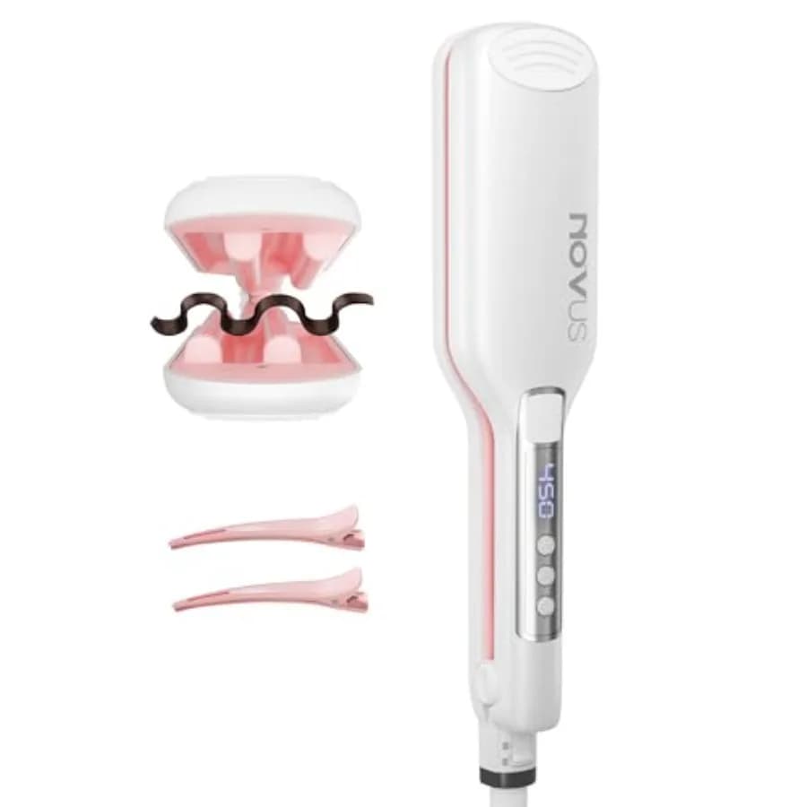 Hair Folder Waves Iron Sprinkles to 4 barrels Bigodini for deep wave hair Hot tool with curling wandhair for ceramic beach waves 0.6 inch