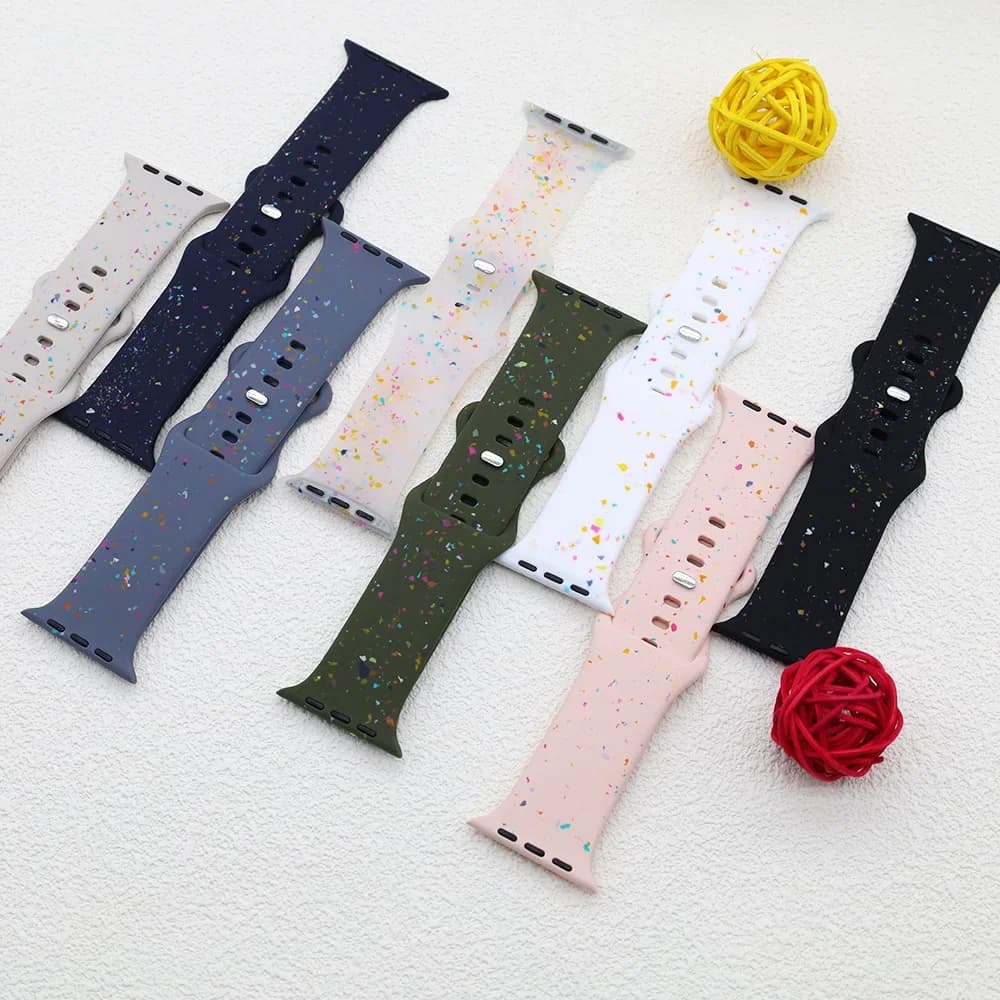 Cinturino in Silicone per cinturino Apple Watch 44mm 49mm 45mm 40mm 41mm 46mm 42mm Correa bracciale sportivo Iwatch Series 10 9 8 SE 7 3 Ultra
