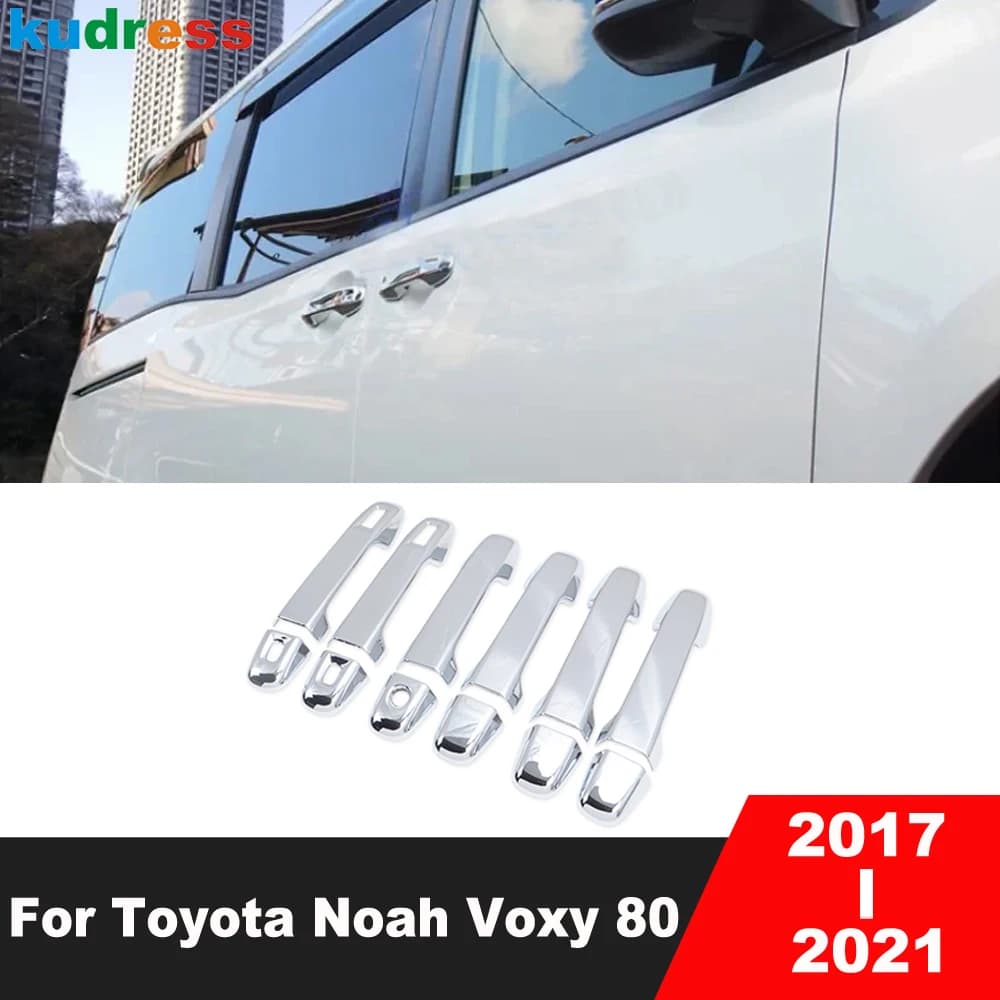 Copri Maniglie Cromate per Toyota Noah Voxy 80 2017-2021, Accessori per Maniglie Laterali Auto