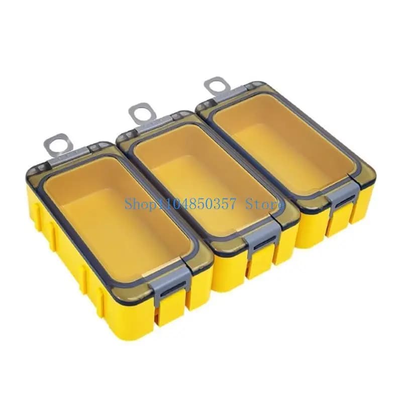 652F 3 pcs box portable equipment organizers waterproofing box fishing equipment in sea bag