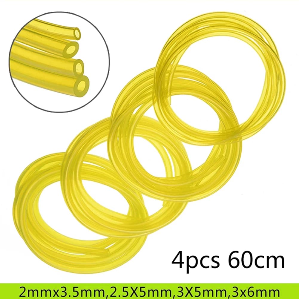 Anti Gas Line Hose, 4 Different Sizes, 1 96ft Length, Protects for trimmers, Chainsaws, Blowers from Damage Anti