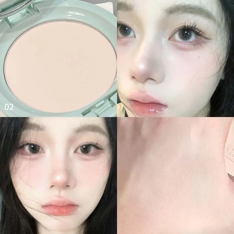 Toot Dodo Fixing powder for oil control - Long-lasting raincoat, soft focus, pressed powder for corrective skin tone boundary