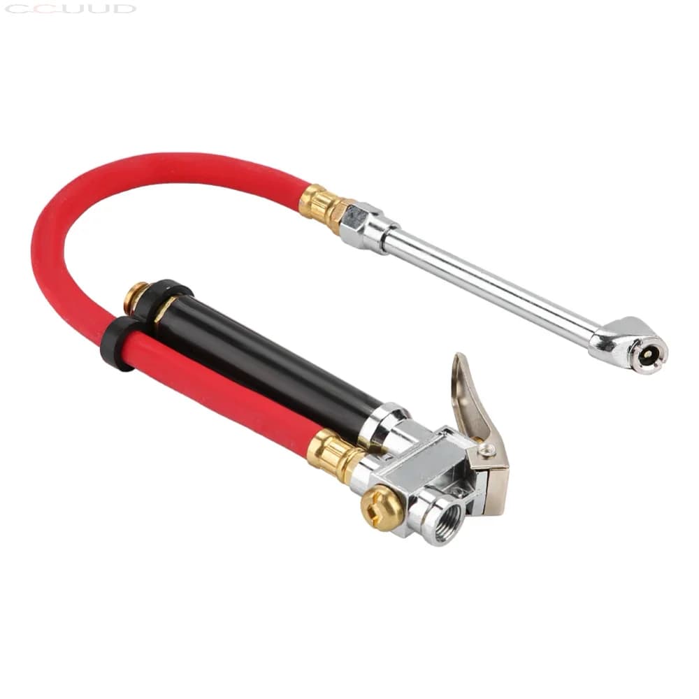 Strumento per tubo flessibile del compressore d'aria del misuratore di gonfiaggio del riempimento della pressione dei pneumatici dell'aria per auto portatile uto Strumento di riparazione dei pneumatici per camion da moto