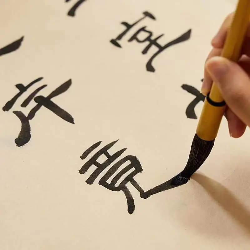 Chinese Calligraphy Writing Brush Pen Set Medium Regular Script Calligraphy Brush Traditional Painting Calligraphy Writing Brush