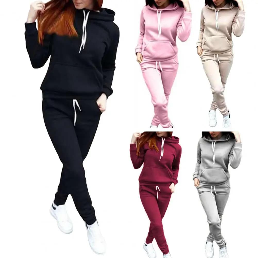 Nuova Collezione 2026: Tute Sportive da Donna alla Moda, Completi da Jogging, Set con Cappuccio, Abbigliamento Sportivo, Pantaloni e Felpe