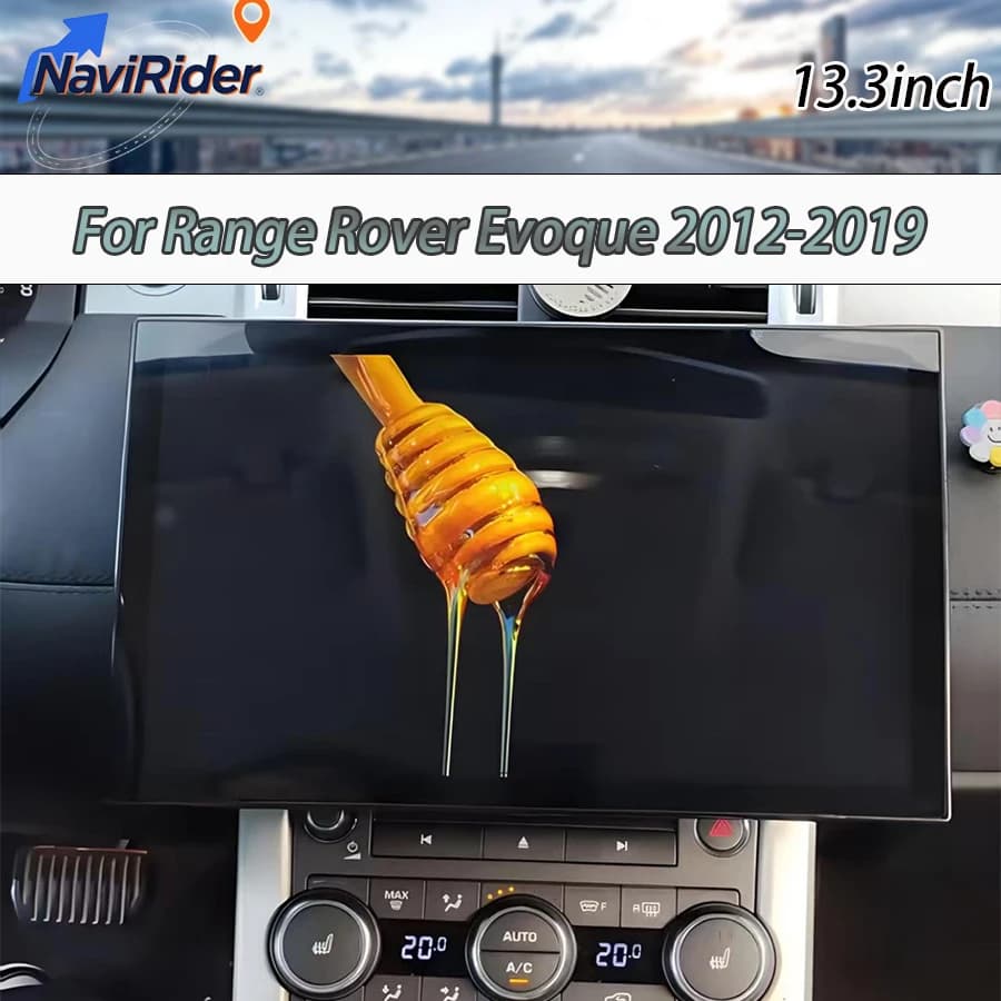 13.3'' Screen Dual System Android For Land Rover Range Rover Evoque 2012-2019 Navigation Car Radio Player Carplay Stereo WiFi 4G