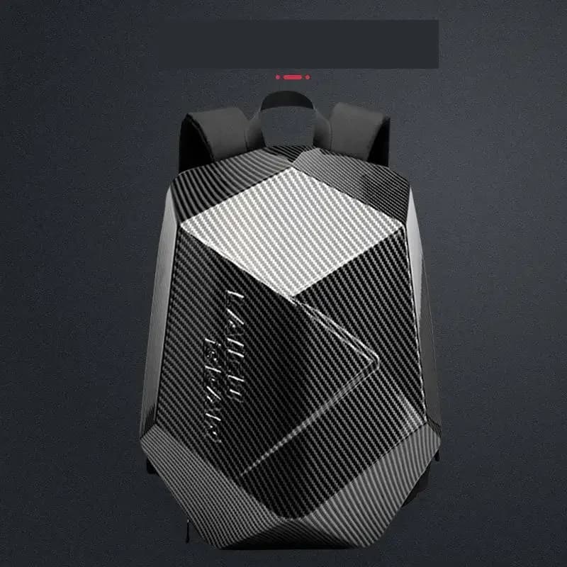 Moto Rider Hard Shell zaino uomo zaino oversize facile impermeabile attrezzatura da equitazione moto borsa per casco in fibra di carbonio