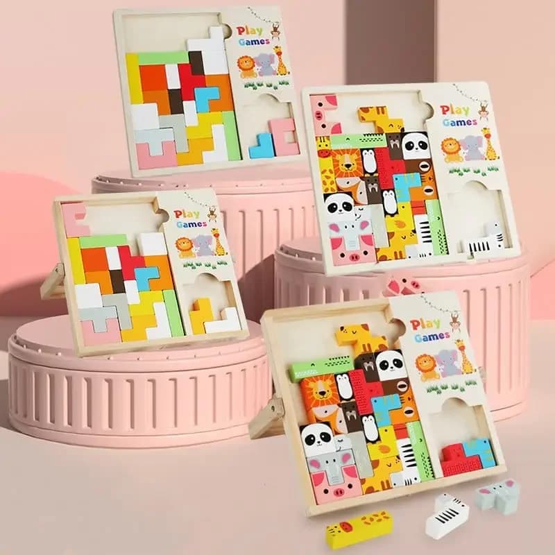 Puzzle e blocchi di costruzione giocattolo da tavolo Costruzioni fai da te Decorazioni Collezione Regalo creativo Giocattoli Puzzle