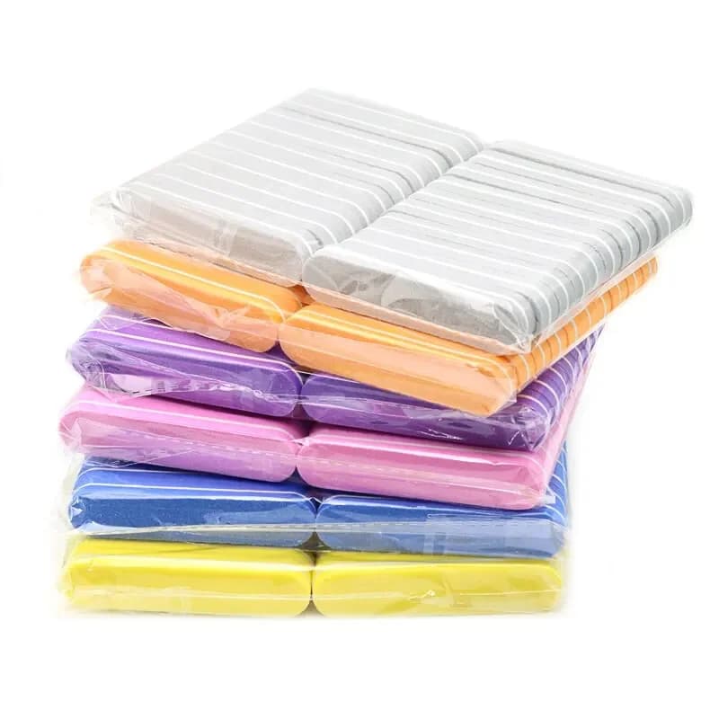 100 pezzi mini lucidatura levigatura lime blocco pedicure manicure cura nail art buffer smalto manicure pedicure lima per unghie strumenti