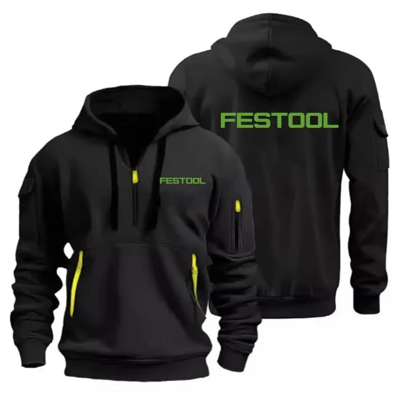 Autunno Festool strumento Felpe con cappuccio da uomo Felpe con cappuccio moda uomo/donna Streetwear Plus Size Pullover allentato Abbigliamento Top Abbigliamento