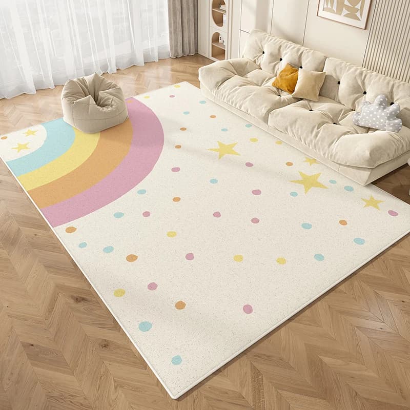 VIKAMA Tappetino da gioco per la camera dei bambini Decorazione della casa Soggiorno Tappetino per camera da letto Tappetino lavabile e resistente allo sporco Dimensioni opzionali
