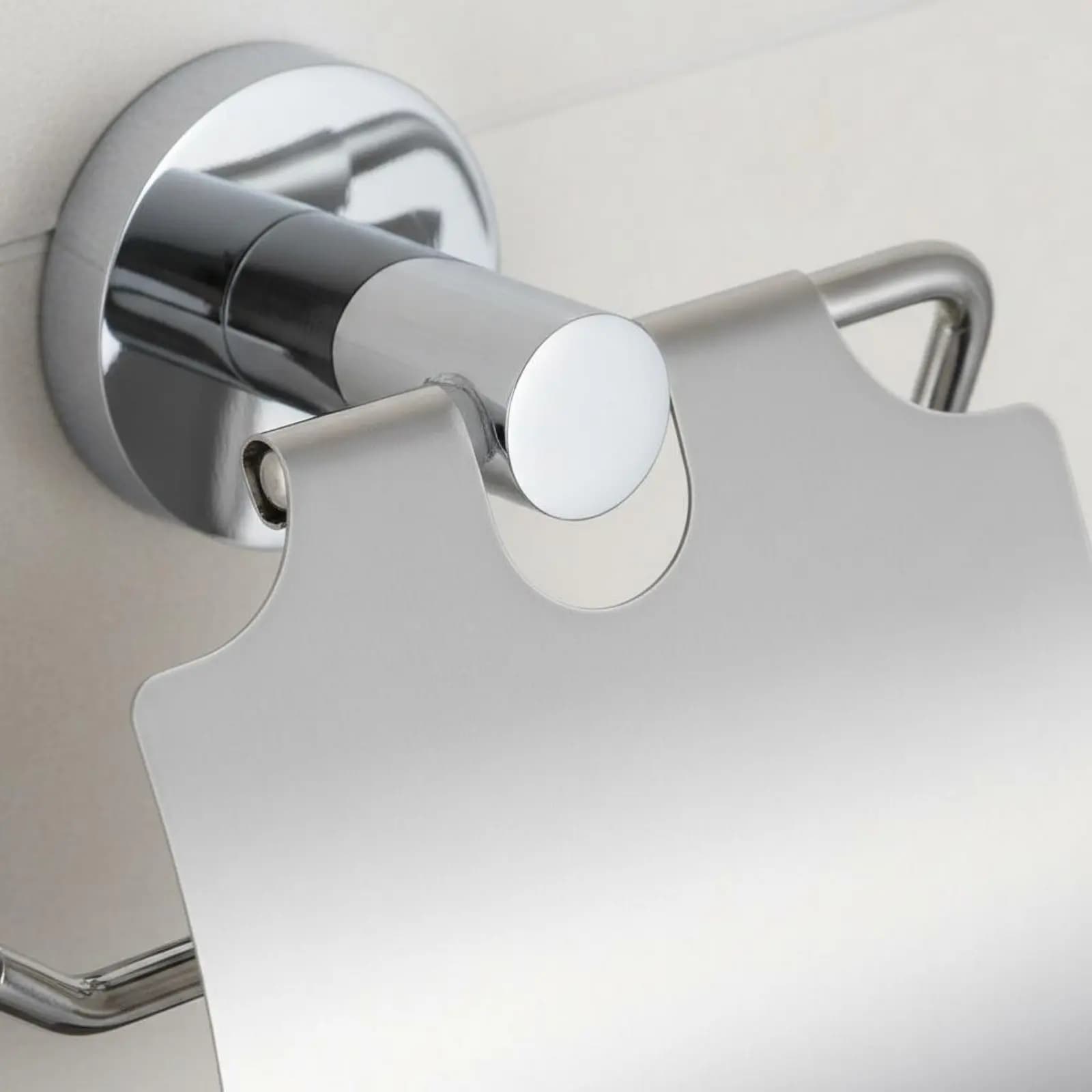 Portarotolo da parete facile da installare, porta carta igienica salvaspazio, resistente alla ruggine