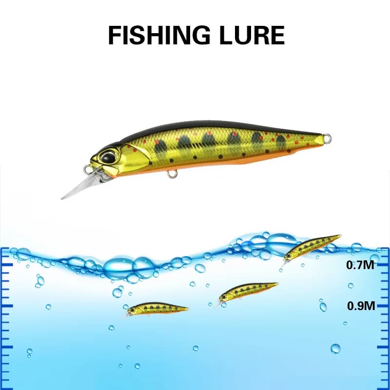 77mm 63mm Minnow Richiamo di pesca Wobbler Rozante 77SP Long Cast Hover Swaying Lure Jerkbait Esca artificiale Culter Alburnus Bait