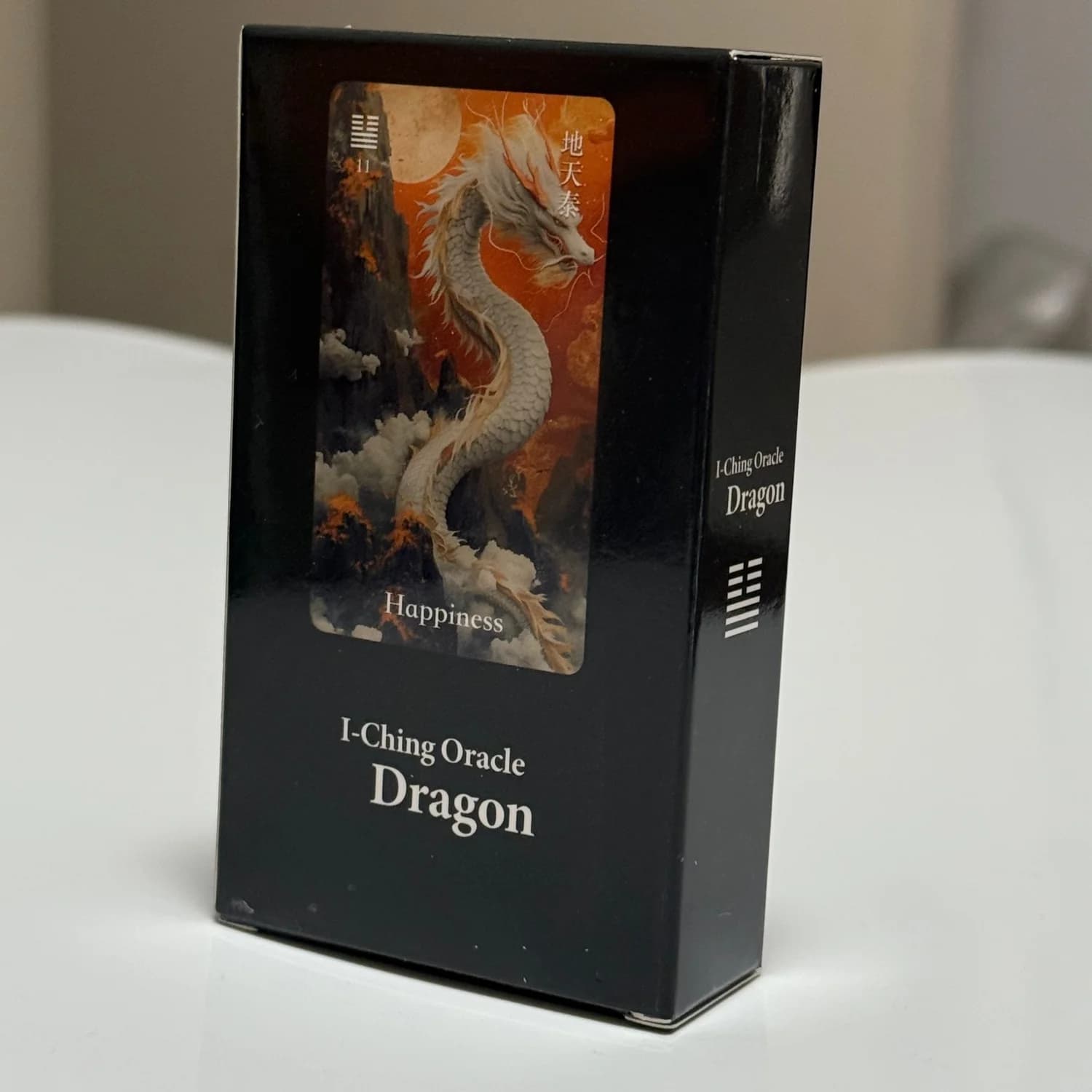 I-Ching Oracle Dragon Deck 64PCs Divination Cards with Traditional Hexagrams & Mystical Animal Art – Ancient Wisdom