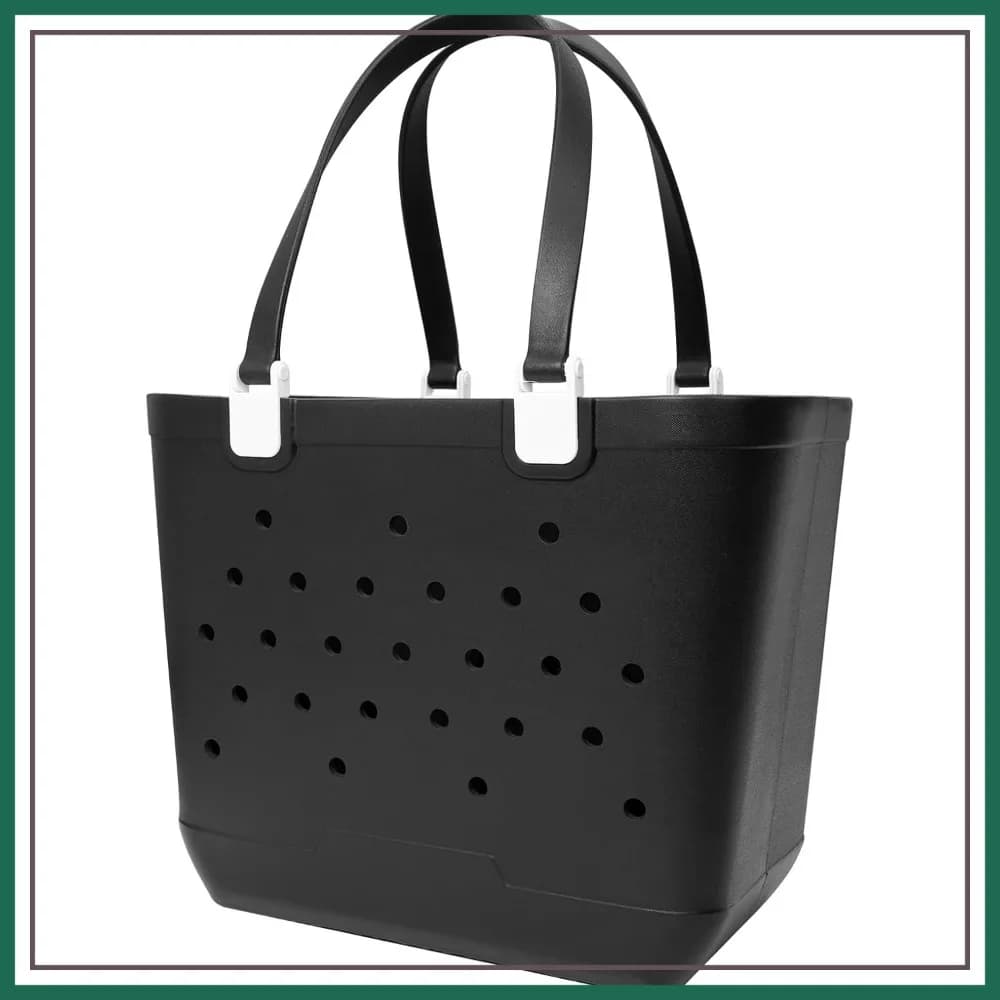 Borsa da spiaggia grande anti-sabbia con tasca impermeabile, 18,5 pollici di lunghezza x 9,45 pollici di larghezza x 13,39 pollici di altezza per viaggi e piscina