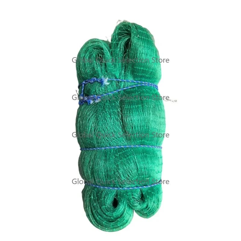 China Fishing Net Town Wholesale Custom Green Single Knot Double Knot Double Edged High-Strength Fishing Nets for Fishing Boats