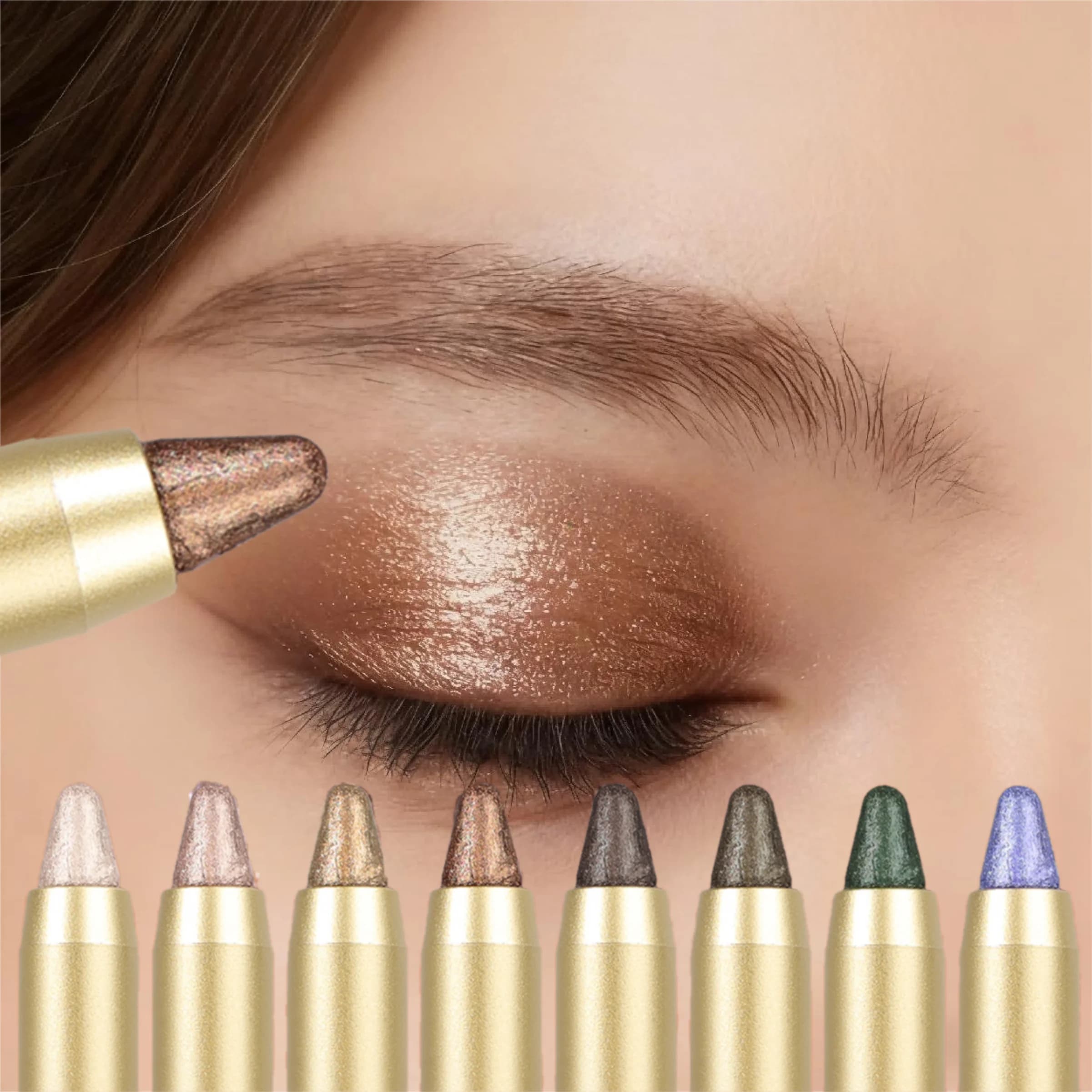 1PC Stick Lighting for Eyes | Opaque and brilliant, perfect for 3D eye makeup, waterproof and sweat resistant, quick application