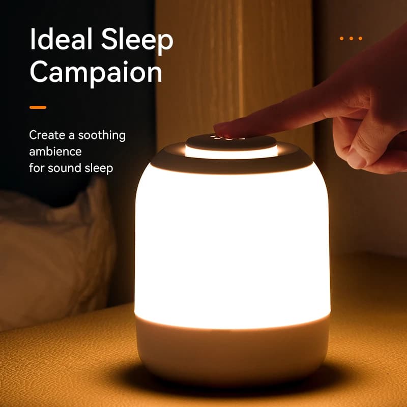 Lampada tattile Luci notturne Lampada da tavolo a LED USB Lampada da comodino Lampada da camera con sensore tattile Luci da lettura portatili per regali per bambini
