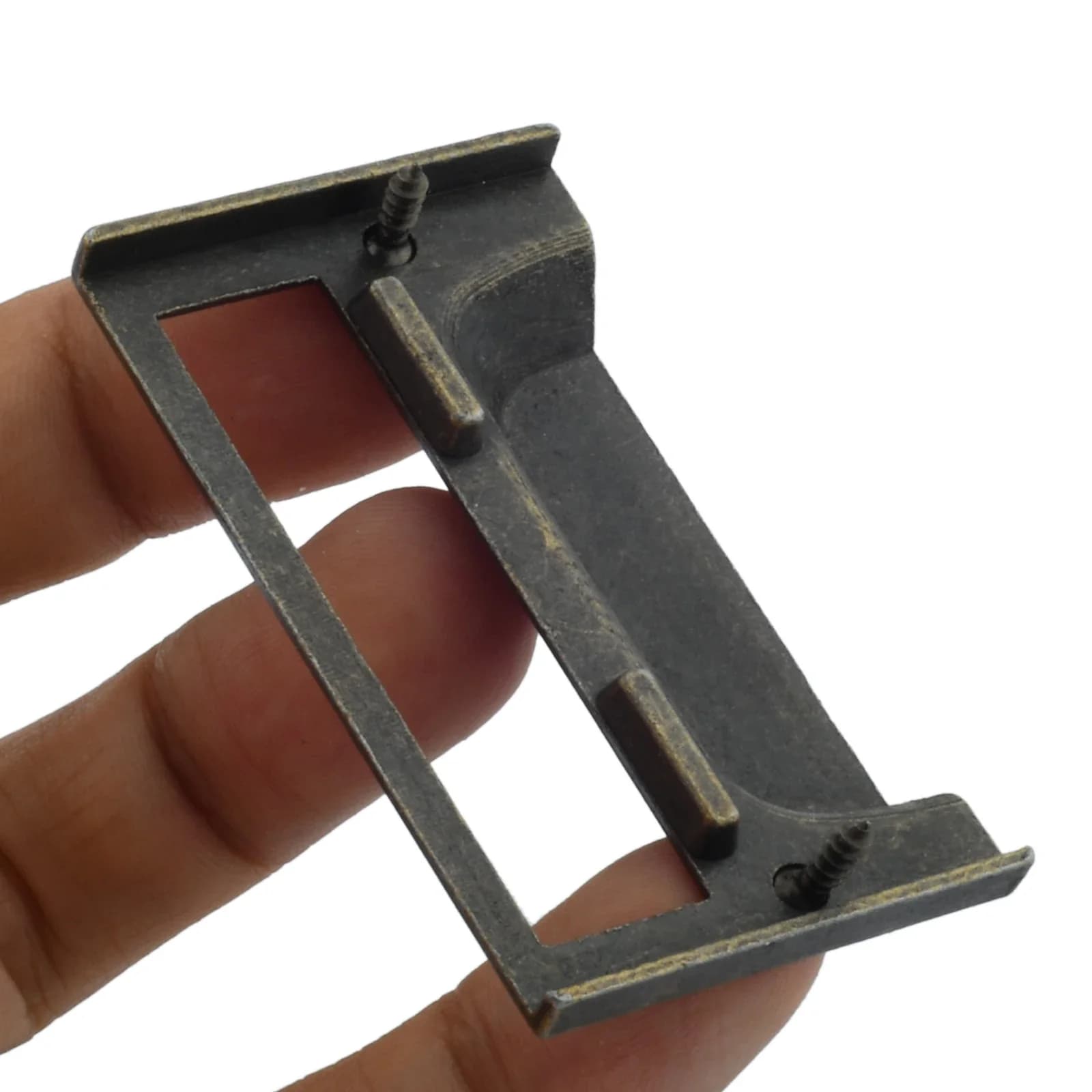 1pc Etichetta Tag Telaio Porta carte con viti Armadio File Caso Confezione regalo Maniglie per armadio 60*36mm In lega di zinco