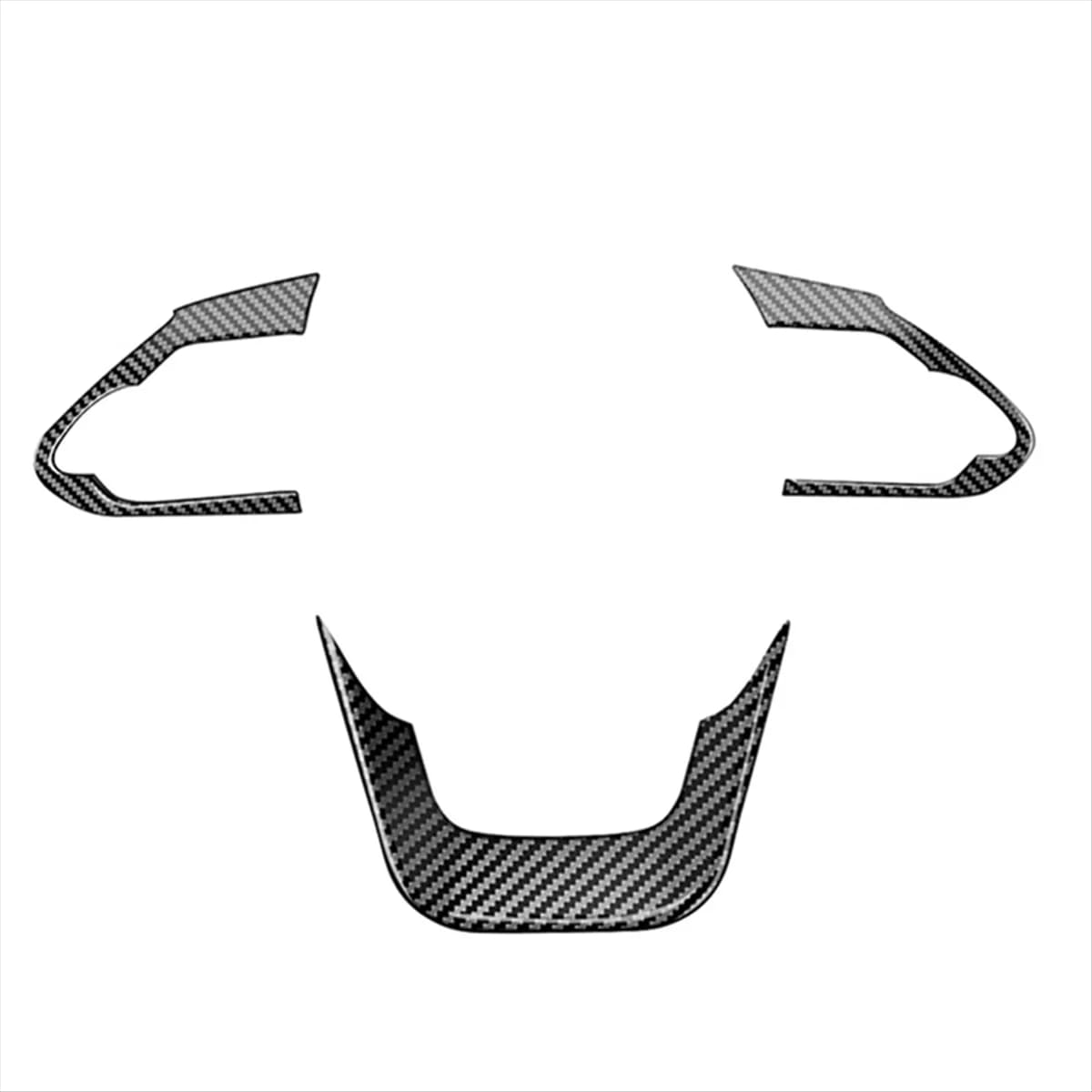 AB16-RHD Interior Car Wheel Cover Trim Kit Stickers for Toyota Voxy Noah Series 90 2022 2023 + ABS Carbon Fiber