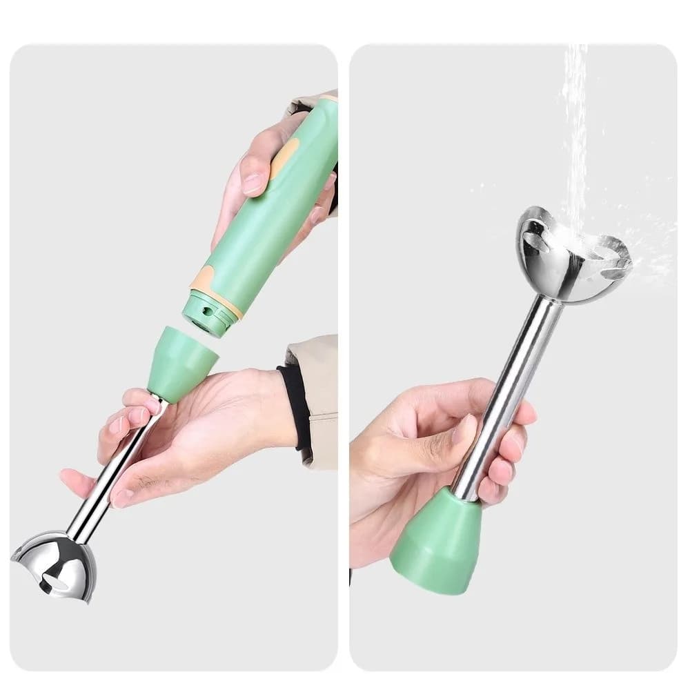 Stainless Steel Portable Blender Multipurpose European Spine Food Blender Vegetable Grinder for Food Use Electric Dip Blender
