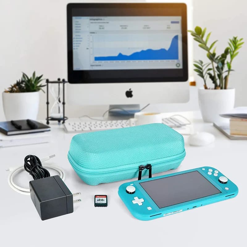 Borsa portaoggetti per Nintendo Switch Lite, custodia protettiva rigida in EVA per Switch mini, borsa impermeabile