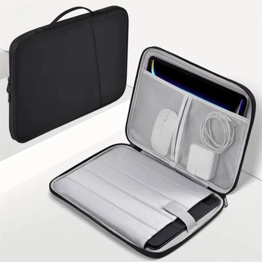 Con manico Borse per laptop portatili Custodia per laptop leggera impermeabile Custodia per notebook per computer ultra sottile con doppia cerniera