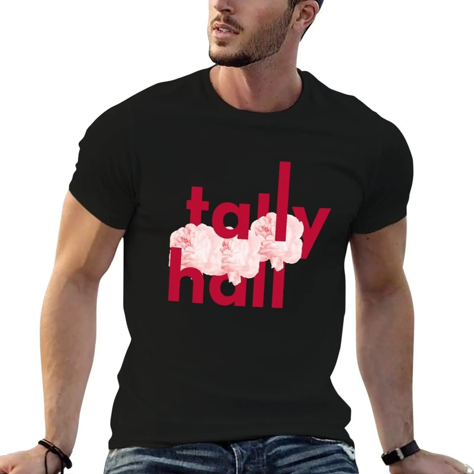Tally Hall My Favorite People T-shirt da uomo, maglietta in cotone, t-shirt da uomo 100% cotone, t-shirt da uomo di design
