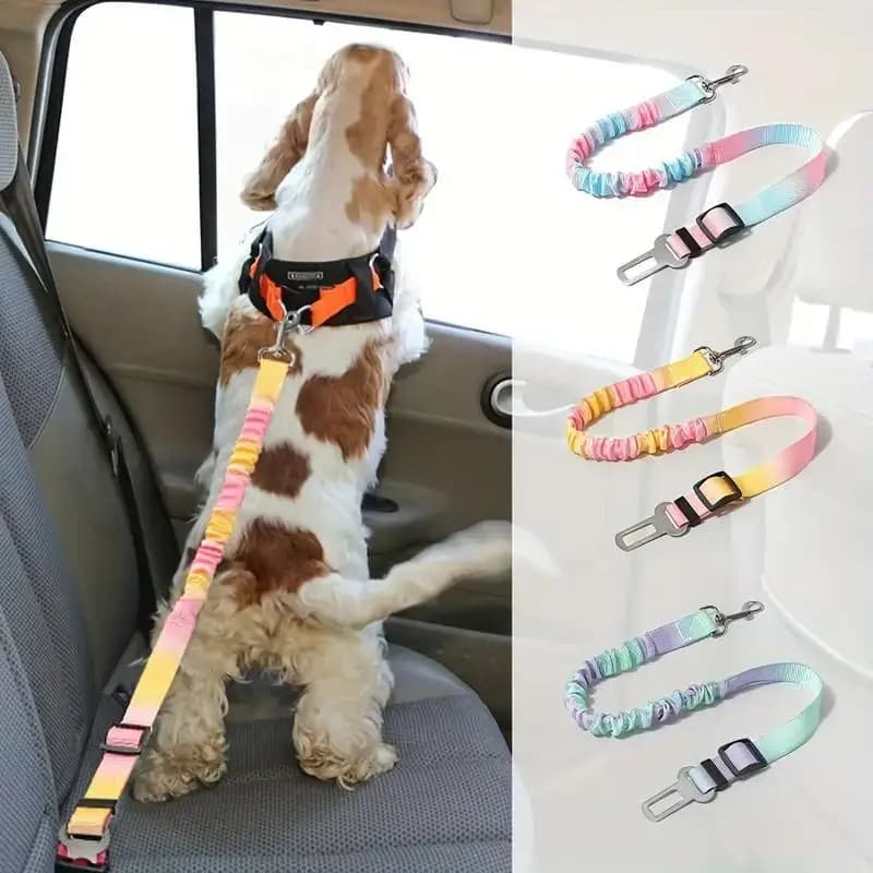 Cintura di Sicurezza per Cani, Accessorio per Sedile Auto per Cuccioli Piccoli e Medi, Fibbia di Sicurezza per Gatti, Accessori per Cani da Combattimento