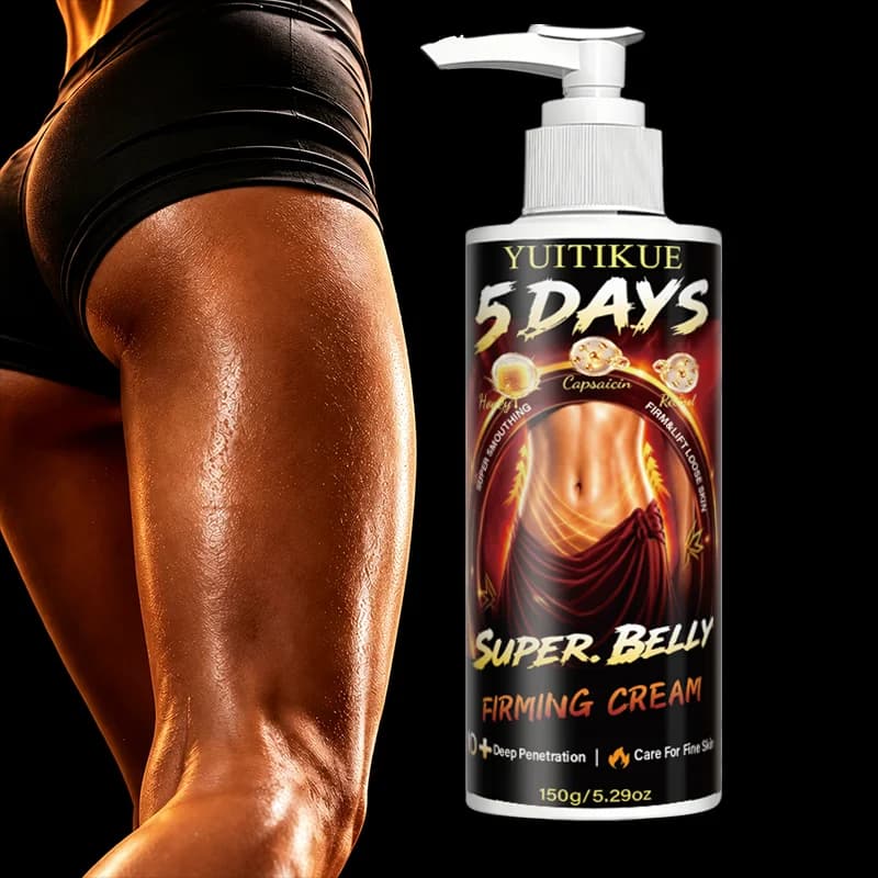 YUITIKUE 5 Days Super Belly Firming Cream 150g Capsaicin Lift Tighten Loose Abdomen Skin Moisturizing Body Shaping Lotion
