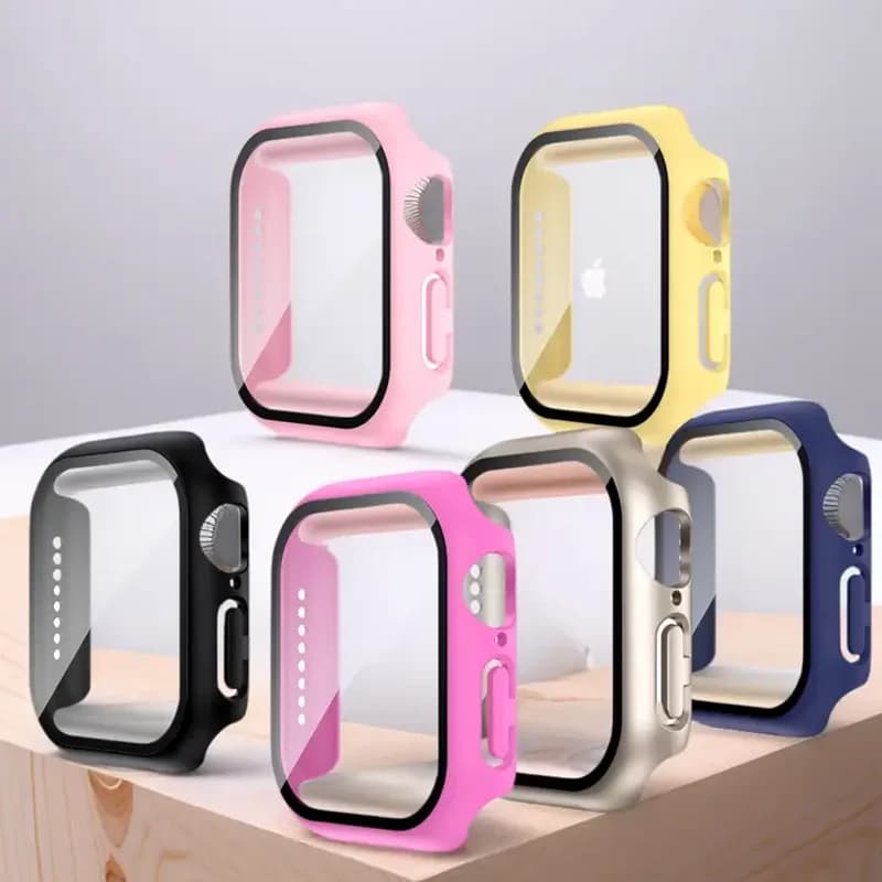 Custodia per PC per Apple Watch 11 42mm 46mm 2025 Protezione schermo paraurti rigido opaco Vetro temperato + Cover iWatch serie 10 Accessori