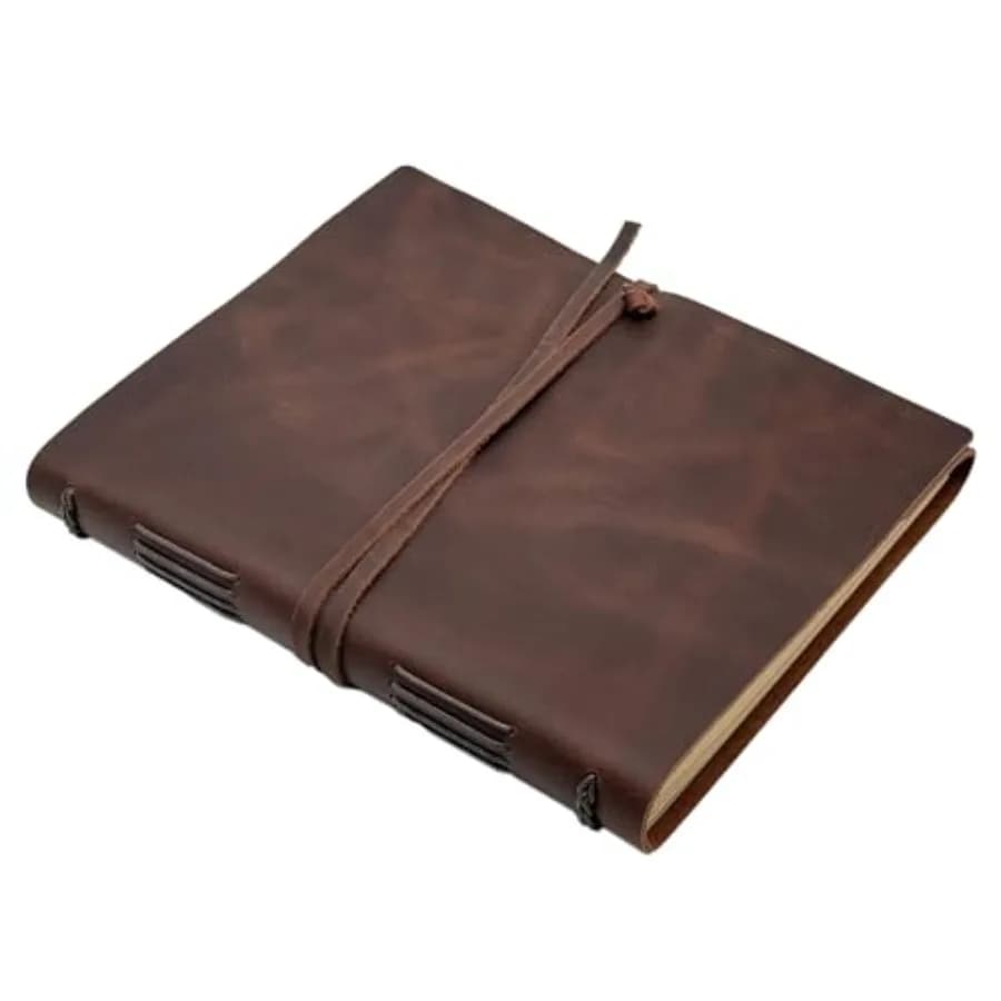 Large Notebook Journal - Genuine Leather Journals for Writing A4 Size Diary 8x10 Inch, Notepad For Women and Man, Gifts, Work,