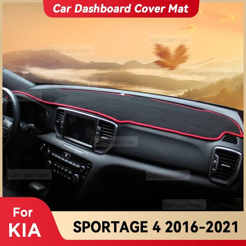 Per KIA SPORTAGE 4 2016-2021 Cruscotto Auto Copertura Zerbino Parasole Pad Evitare Luce Zerbino Strumento Tappeto Protezione Accessori