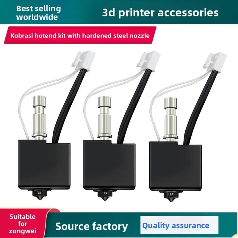 Longitudinal Extrusion Head Kit Cubic Kobra S1 with Tempered Steel Clamp for 3D Printers