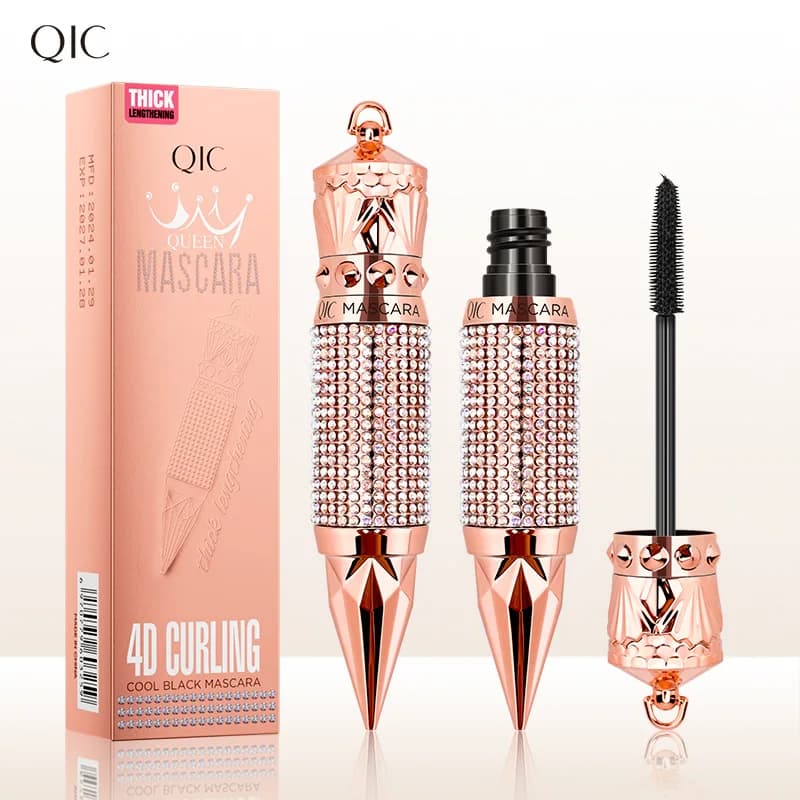 Mascara QIC with large head, easy to apply, not gripping, does not fade